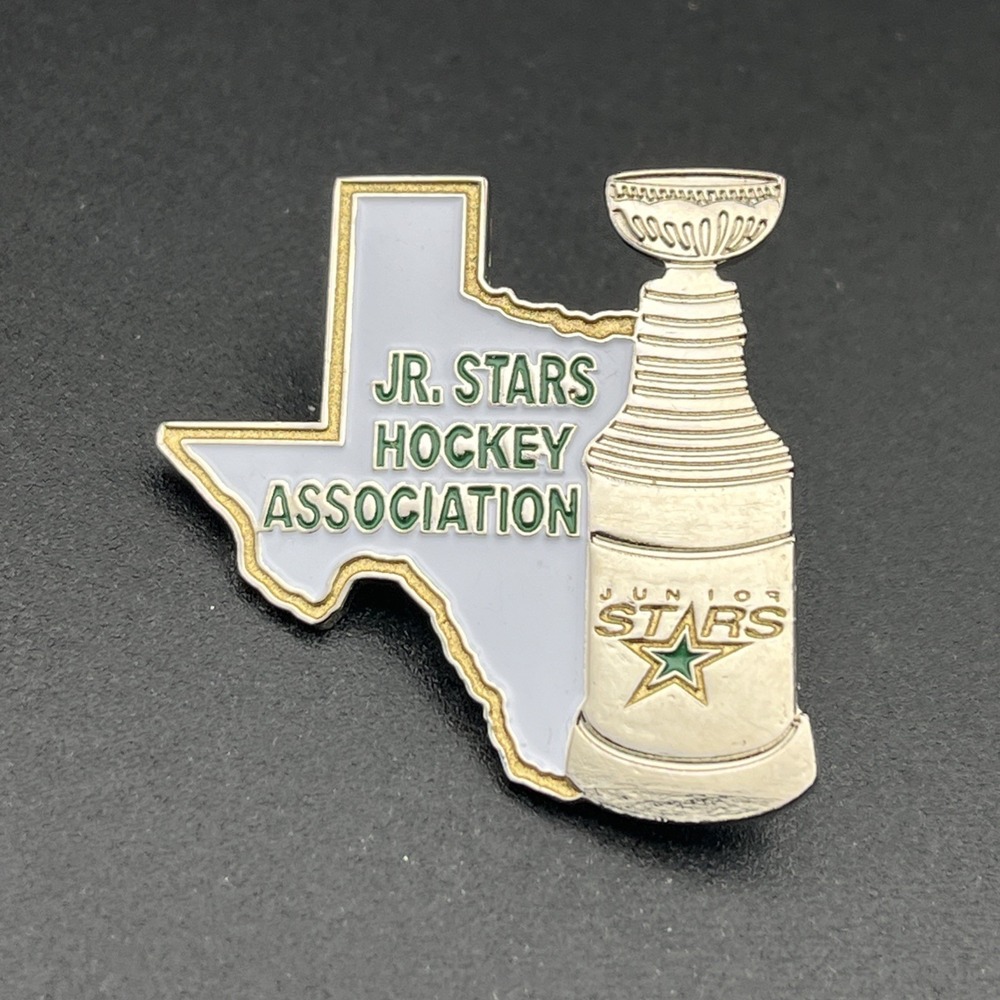 Texas Junior Stars Hockey Association Trophy Lapel Hat Pin